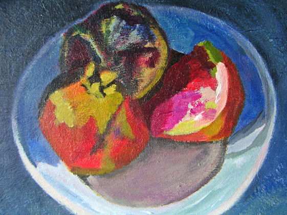 Granatäpplen, painting